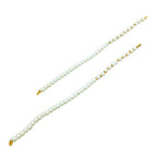 SHARALLE Pearl Hair Chain Jewellery Finding - Ear to Hair Connector detail photo 2 showing backrope dori, hooks, tassels and...