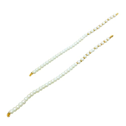 SHARALLE Pearl Hair Chain Jewellery Finding - Ear to Hair Connector detail photo 2 showing backrope dori, hooks, tassels and...