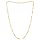 Gold-Plated Twisted Disco Chain - 24 Inch - SHARALLE Jewellery Chain