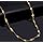 Gold-Plated Twisted Disco Chain - 24 Inch - SHARALLE Jewellery Chain