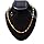 Gold-Plated Twisted Disco Chain - 24 Inch - SHARALLE Jewellery Chain