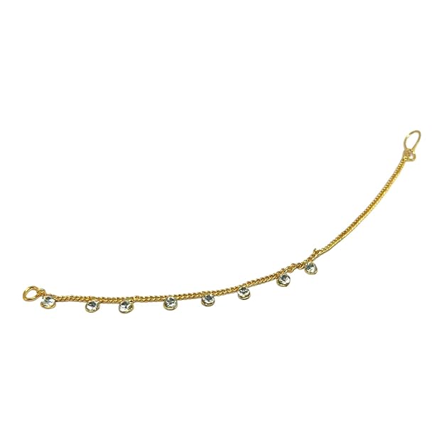 Fashion Nath Chain / Nose Pin Chain - SHARALLE Nath Chain