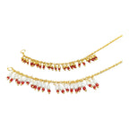 SHARALLE Fashion Nath Chain / Nose Pin Chain - Nath Chain photo for backrope dori, jewellery making and boutique stock