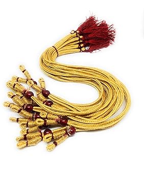 Adjustable Necklace Backrope Dori With Tassel - Pack of 6