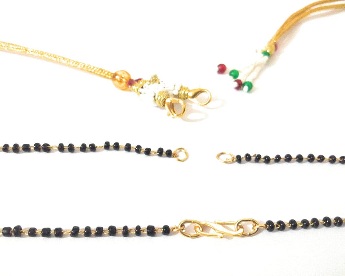 Mangalsutra String and Adjustable Backrope Dori Combo - Pack of 4