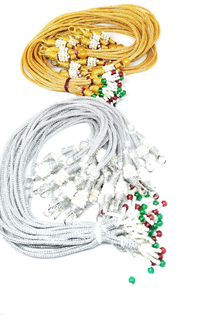 Art Deco Necklace Backrope Dori With Hook and Tassel - Pack of 2