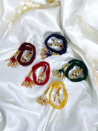 Handmade Cotton Necklace Back Rope Combo Pack of 5 | Multicolor Adjustable Dori Set with Pearl Tassels | Necklace Extension Strings for Silk Thread, Terracotta & Handmade Jewellery