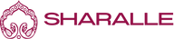 SHARALLE pink transparent logo for storefront and checkout branding