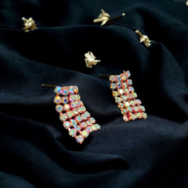 Rose Gold Necklace Earrings