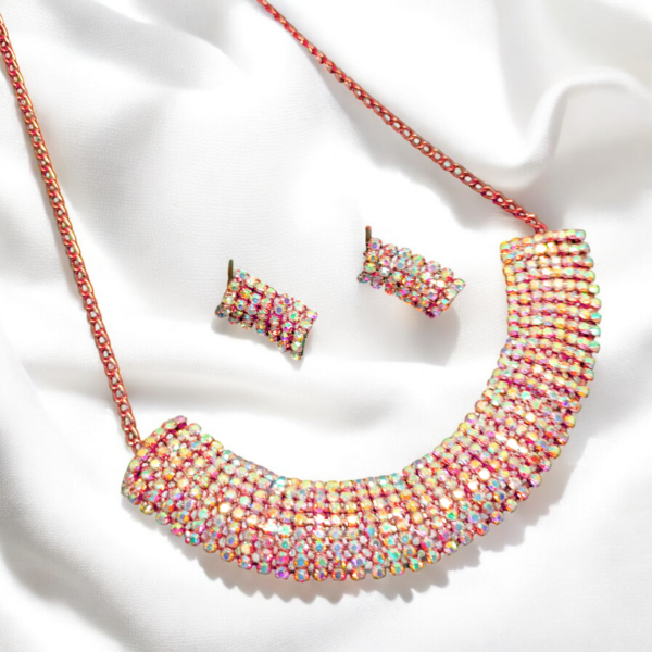 Rose Gold Necklace Set