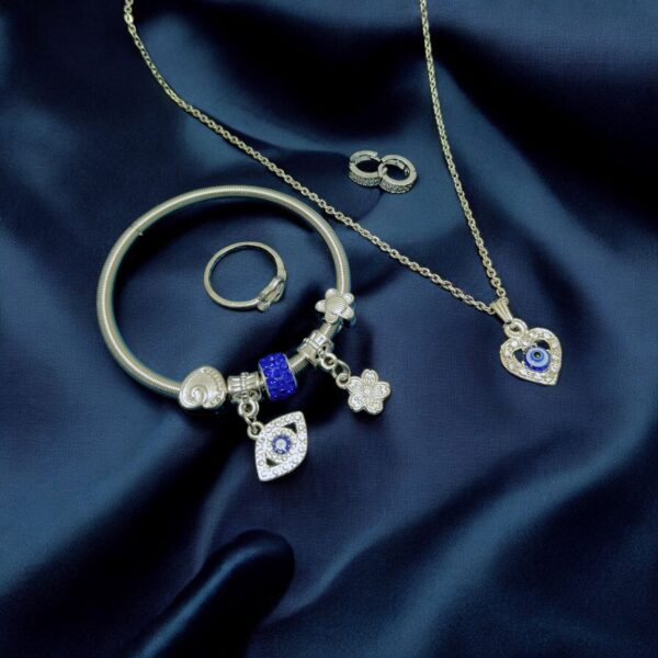 Evil Eye Pendant Set
